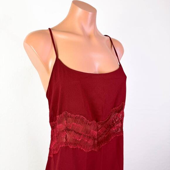 Calvin Klein Lace Babydoll Chemise Slip Mini Dress Nightie Sexy Lingerie Size L - Picture 4 of 12